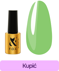 Lakier hybrydowy FOX Spring 2026 007 jasnozielony 7 ml